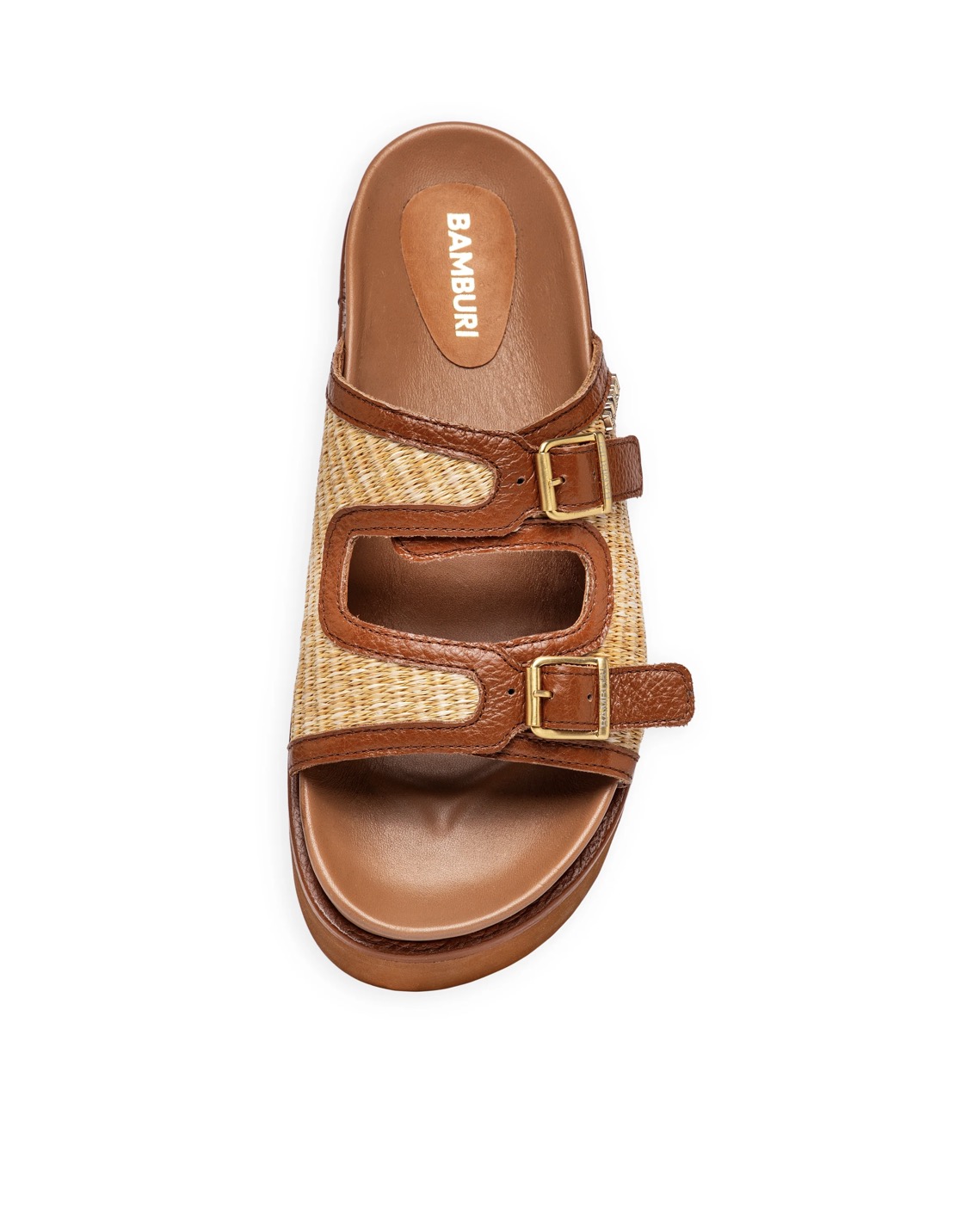 CHINELO PLATAFORMA EM RÁFIA BAMBURI - Image 2
